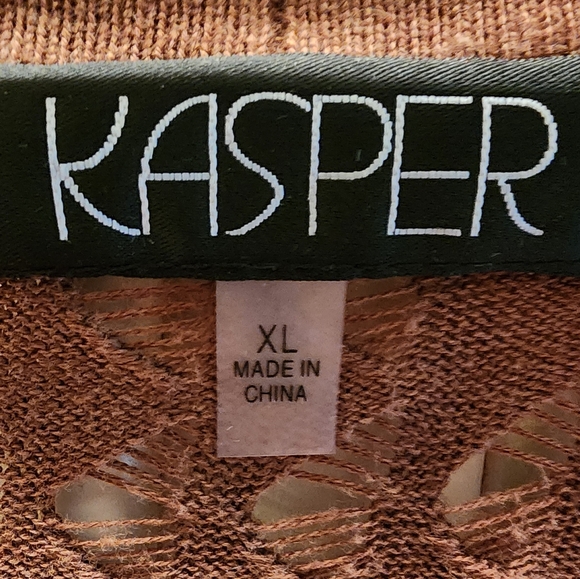 Kasper Cardigan Sweater Size XL - Picture 9 of 9